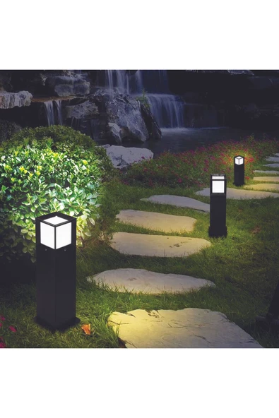 Ucuz Geldi Bahçe Aydınlatması Mini Ultra 70 Cm Direk Bahçe Yol Aydınlatma Zita Set Üstü Bahçe Lambası ürün görseli 1
