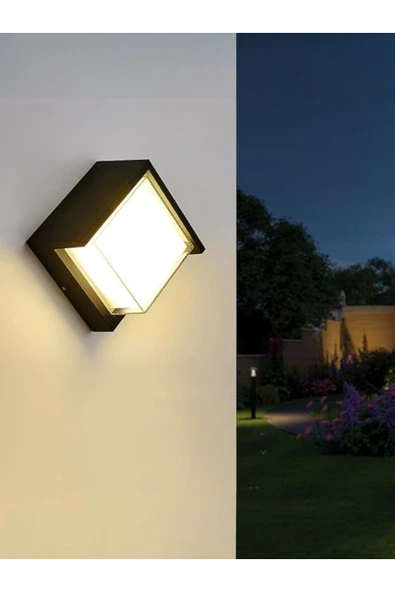 Ucuz Geldi 15w Modern Tasarım Led Aplik İç ve Dış Mekan Duvar Lambası Cata Dominik Gün Işığı Bahçe Duvar Apliği ürün görseli 1