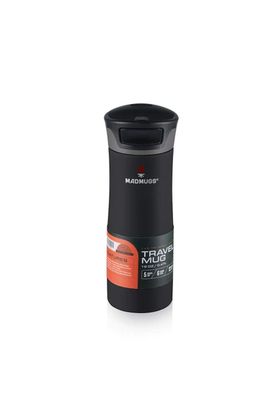 Travel Mug Termos Bardak 0.47 lt Black - Resim 3