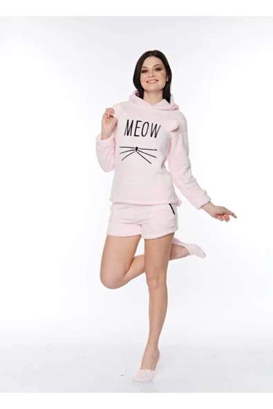 Kadın Pembe Pijama Takımı ürün görseli 1