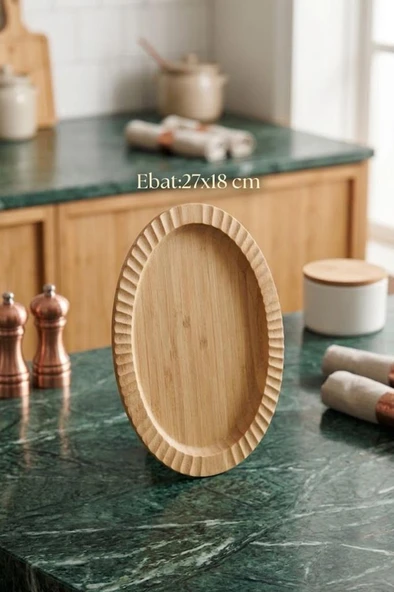 Bambum Crumble - Oval Tabak Büyük - Resim 4
