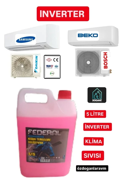 INVERTER Klima Temizleme Kimyasal Sıvısı 5 Lt ürün görseli 1