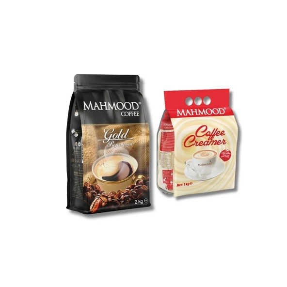 Mahmood Coffee Gold Professional 2 Kg - Mahmood Kahve Kreması 1 Kg ürün görseli 1