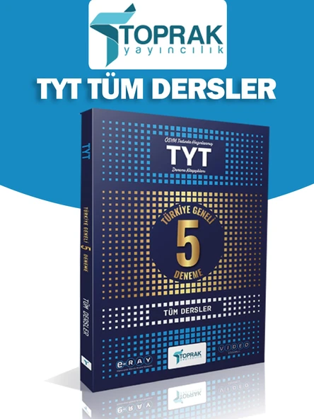 Toprak TYT 5'li Genel Deneme ürün görseli 1