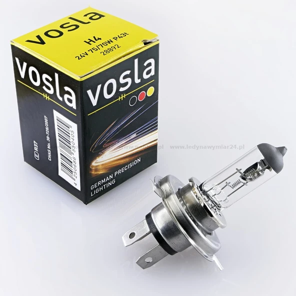 VOSLA 24V 75/70W H4 AMPÜL ürün görseli 1