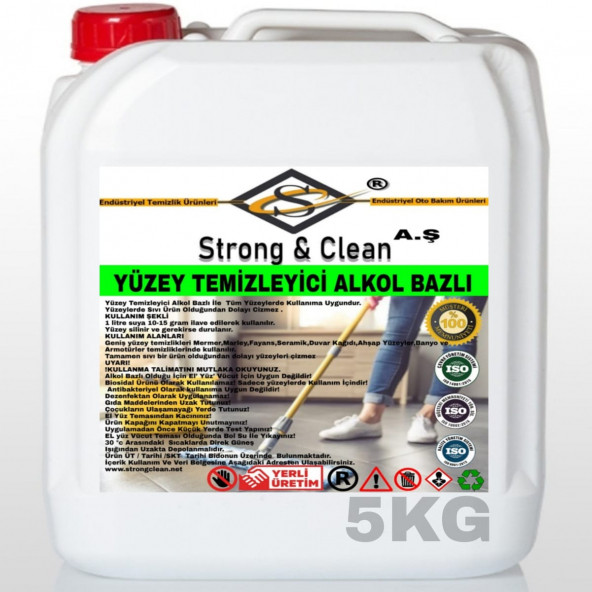 Yüzey Temizleyici Alkol Bazlı 5KG ürün görseli 1