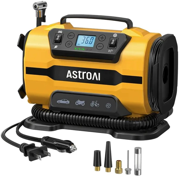 Astroai Lastik Sisirme Pompasi Isikli Hava Hortumu 150PSI ATJ-8366 ürün görseli 1