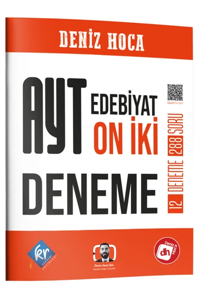 Deniz Hoca AYT Edebiyat 12 Deneme KR Akademi Yayınları ürün görseli 1