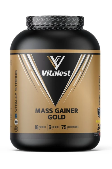VİTALEST MASS GAİNER 2400GR. MUZ TOZ ürün görseli 1