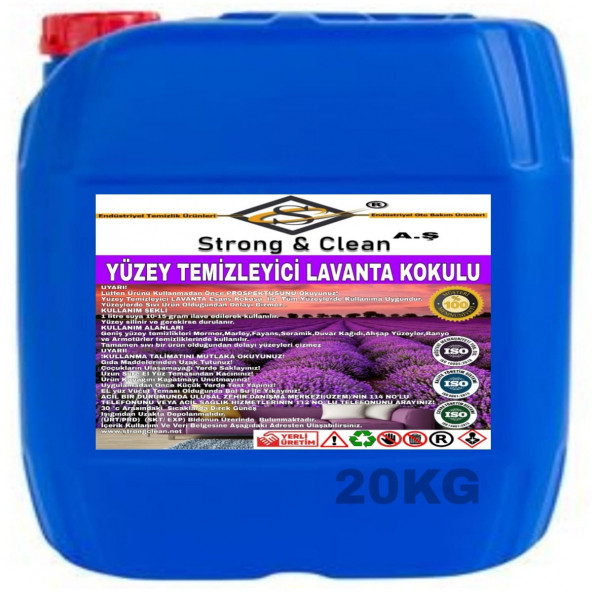 Yüzey Temizleyici Lavanta 20KG ürün görseli 1
