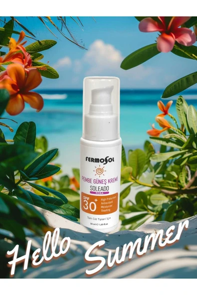 FERMOSOL Soleado 30+ Pembe Güneş Kremi - Resim 3