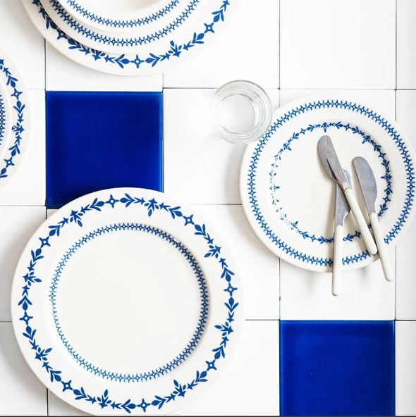 Porser Blue Orbit 24 Parça Yemek Takımı ürün görseli 1