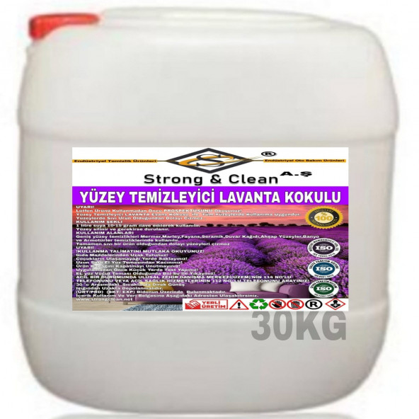 Yüzey Temizleyici Lavanta 30KG ürün görseli 1