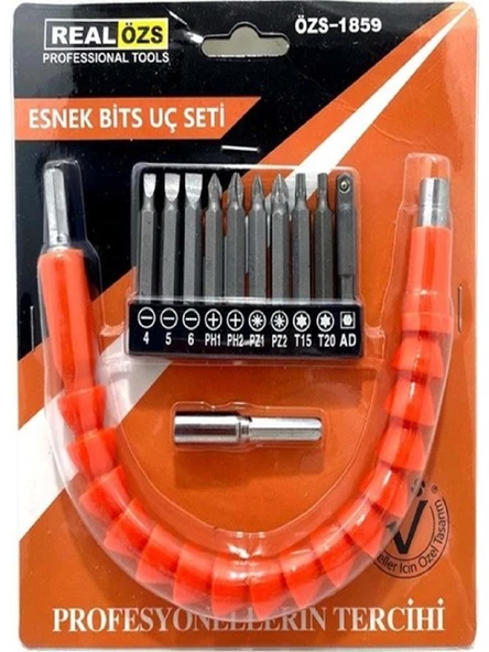 Real Özs ESNEK BİTS UÇ SET 12 PARÇA ürün görseli 1