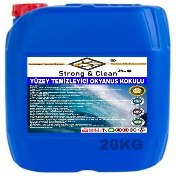 Yüzey Temizleyici Okyanus Kokulu 20kg ürün görseli 1