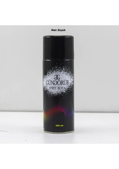 Güngörür Sprey Boya 400 Ml Mat Siyah Genel Amaçlı Sprey Boya ürün görseli 1