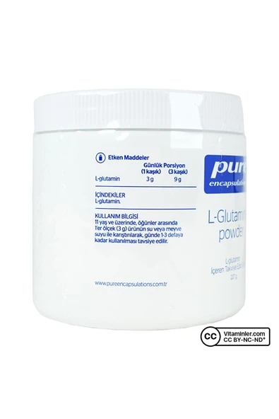 Pure Encapsulations L-Glutamine Powder 227 gr - Resim 3