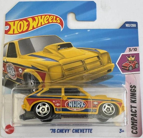 Hot Wheels Tekli Arabalar '76 Chevy Chevette HYX43 (Compact Kings) ürün görseli 1