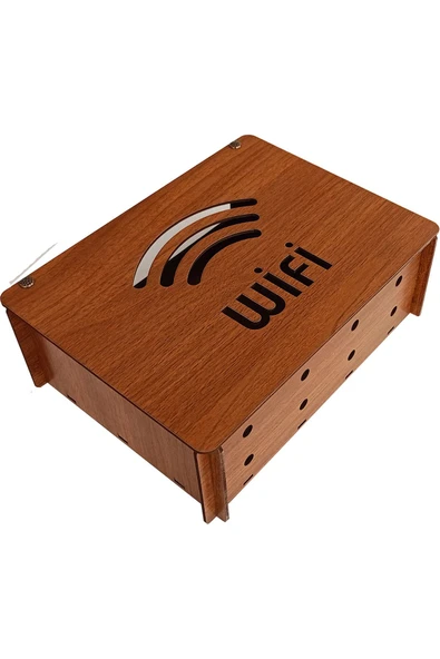 SLY-Modem Saklama Kutusu WIFIDesen - 25x18x9 Cm ürün görseli 1