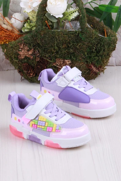 Fort Cool Legos Rahat Hafif Sneaker Işıklı Kız Çocuk Ayakkabı ürün görseli 1