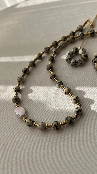 Jasper kolye - Resim 3