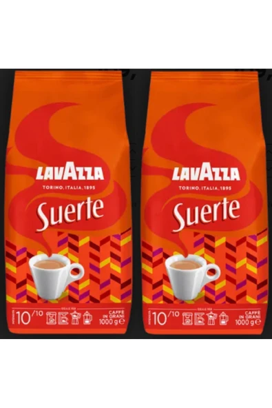Lavazza Suerte Çekirdek Kahve 1 kg x 2 ürün görseli 1