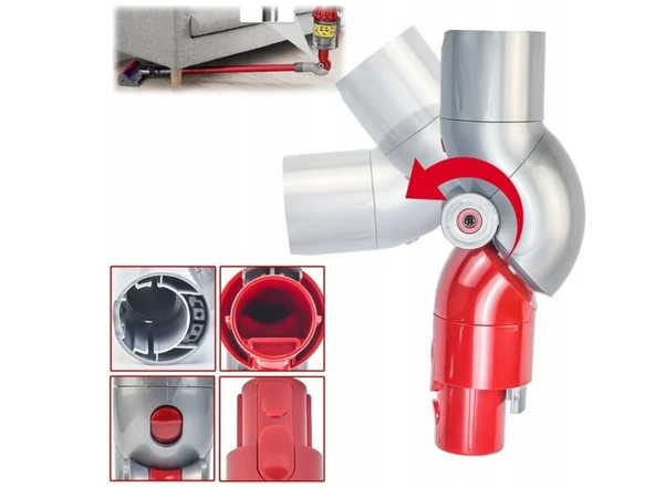 srfn ticaret Dyson Dik Süpürge Uyumlu Mobilya Altı Adaptörü ürün görseli 1