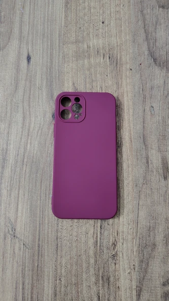 İPHONE 12 PRO KILIF İÇİ KUMAŞ KAPLAMALI FANATİK BORDO ürün görseli 1