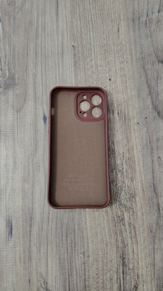 İPHONE 13 PRO MAX KILIF KAHVERENGİ - Resim 2