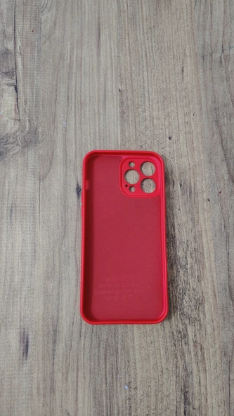 İPHONE 13 PRO MAX KILIF ÇAPKIN KIRMIZI - Resim 2