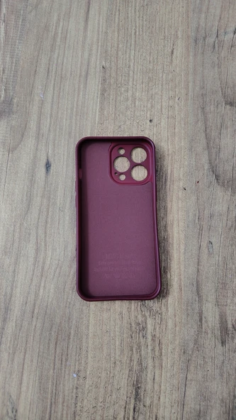 İPHONE 13 PRO KILIF BORDO - Resim 2