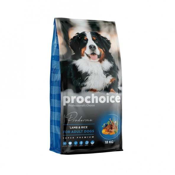 Prochoice Proderma Kuzu Etli Yetişkin Köpek Maması 18 Kg ürün görseli 1