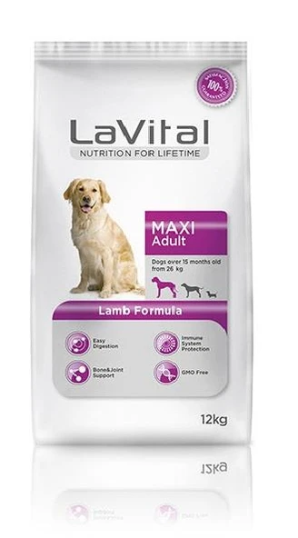 LaVital Kuzu Etli Büyük Irk Yetişkin Köpek Maması 12+3 Kg ürün görseli 1