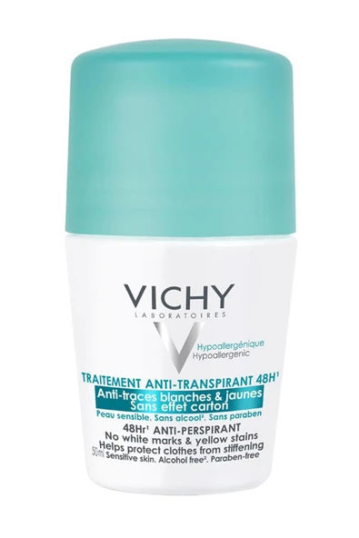 Vichy Anti Transpirant 48H Terleme Karşıtı İz Bırakmayan Roll On 50 ml ürün görseli 1
