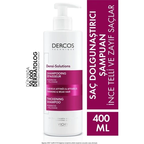 Vichy Dercos Densi-Solution İnce ve Zayıf Saçlar İçin Şampuan 400 ml ürün görseli 1