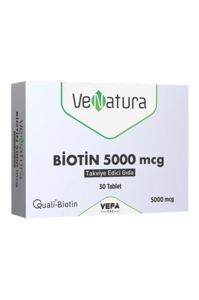Venatura Biotin 5000 mcg 30 Tablet ürün görseli 1