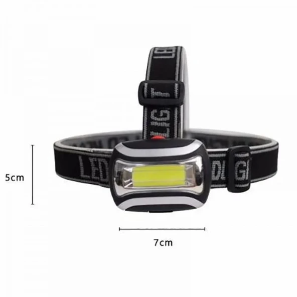 3 fonsiyonlu led kafa lambası fener ürün görseli 1