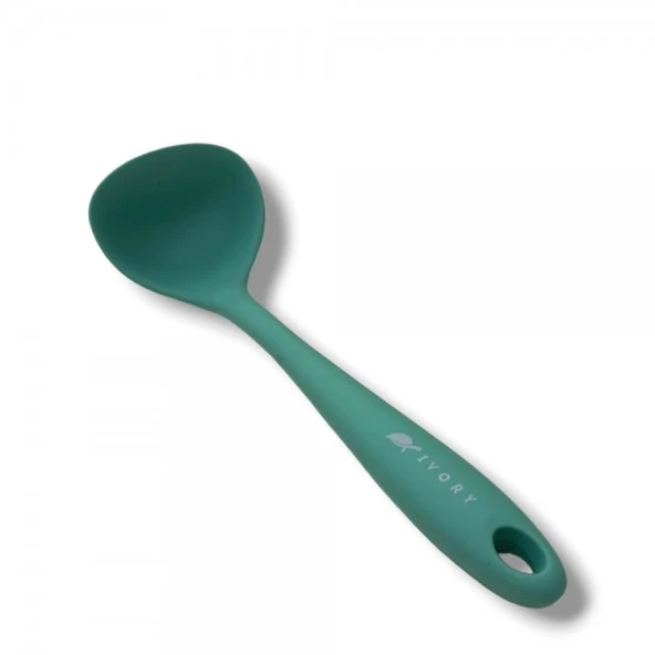 İvory silikon kepçe TURKUAZ (28cm) 1 ADET ürün görseli 1