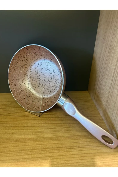 Mini 18 Cm Granit Wok Tava - Resim 3