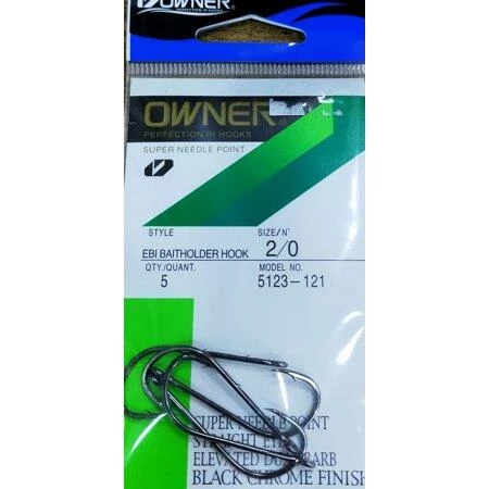 Owner 5123 Ebi Baitholder Black Chrome İğne - Resim 3