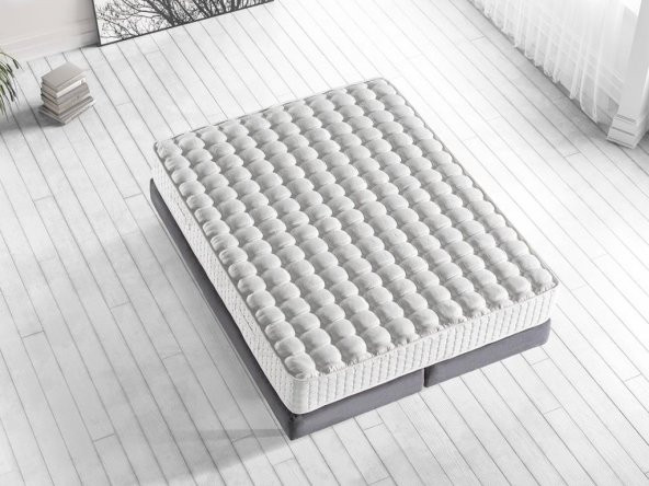Niron London Yatak 180x200 cm Çift Kişilik Paket Yaylı Alev Geciktiricili Kral Dairesi Yatağı ürün görseli 1