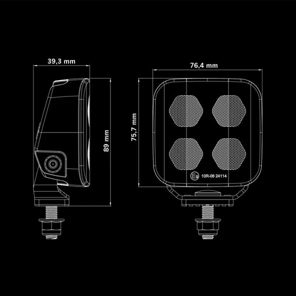 Strands Off-Road Led Lamba Unity Edge 20W 809275 - Resim 6