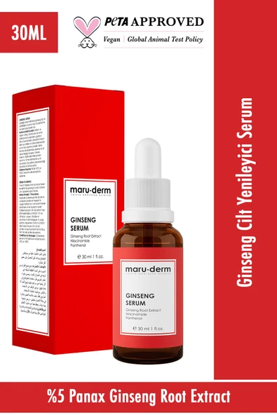 Maru.Derm Ginseng Cilt Yenileyici Serum 30 ml ürün görseli 1
