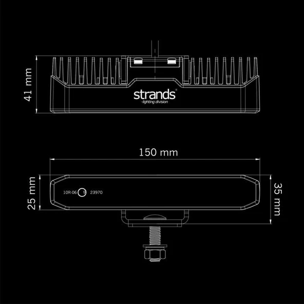 Strands Off-Road Led Lamba Firefly Best View 30W 809271 - Resim 7