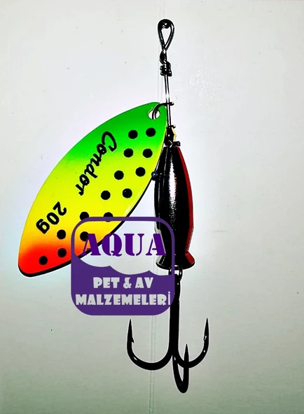 Condor 5130 Cherfull Clas. Spinner No:4 20 gram FRT4402 - Turna Kaşığı Döner Kaşık Gökkuşağı ürün görseli 1