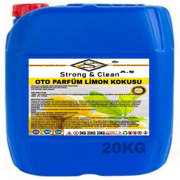 Oto Parfüm Limon Kokulu 20KG ürün görseli 1