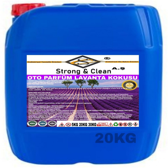 Oto Parfüm Lavanta Kokulu 20KG ürün görseli 1
