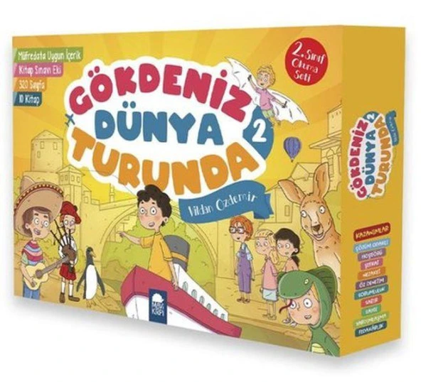 Gökdeniz Dünya Turunda 2 Okuma Seti 10 Kitap (2.Sınıf ) ürün görseli 1