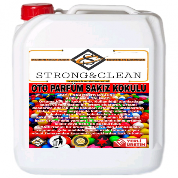 Oto Parfüm Sakız Kokulu 5KG ürün görseli 1