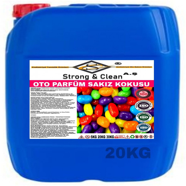 Oto Parfüm Sakız Kokulu 20KG ürün görseli 1
